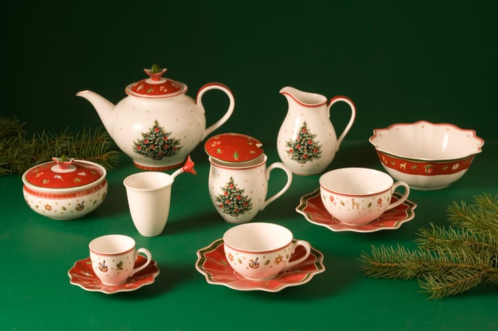 Filiżanka ze spodkiem Toy's Delight 30 cl, Biało-czerwony Villeroy & Boch