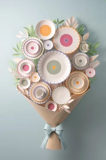 Fleur filiżanka do kawy 160 ml - White-green - Villeroy & Boch