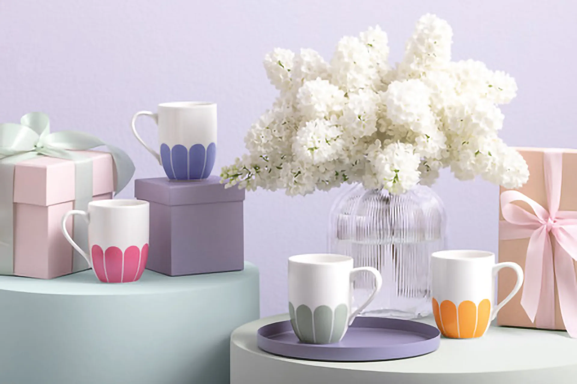 Fleur kubek 290 ml, White-green Villeroy & Boch