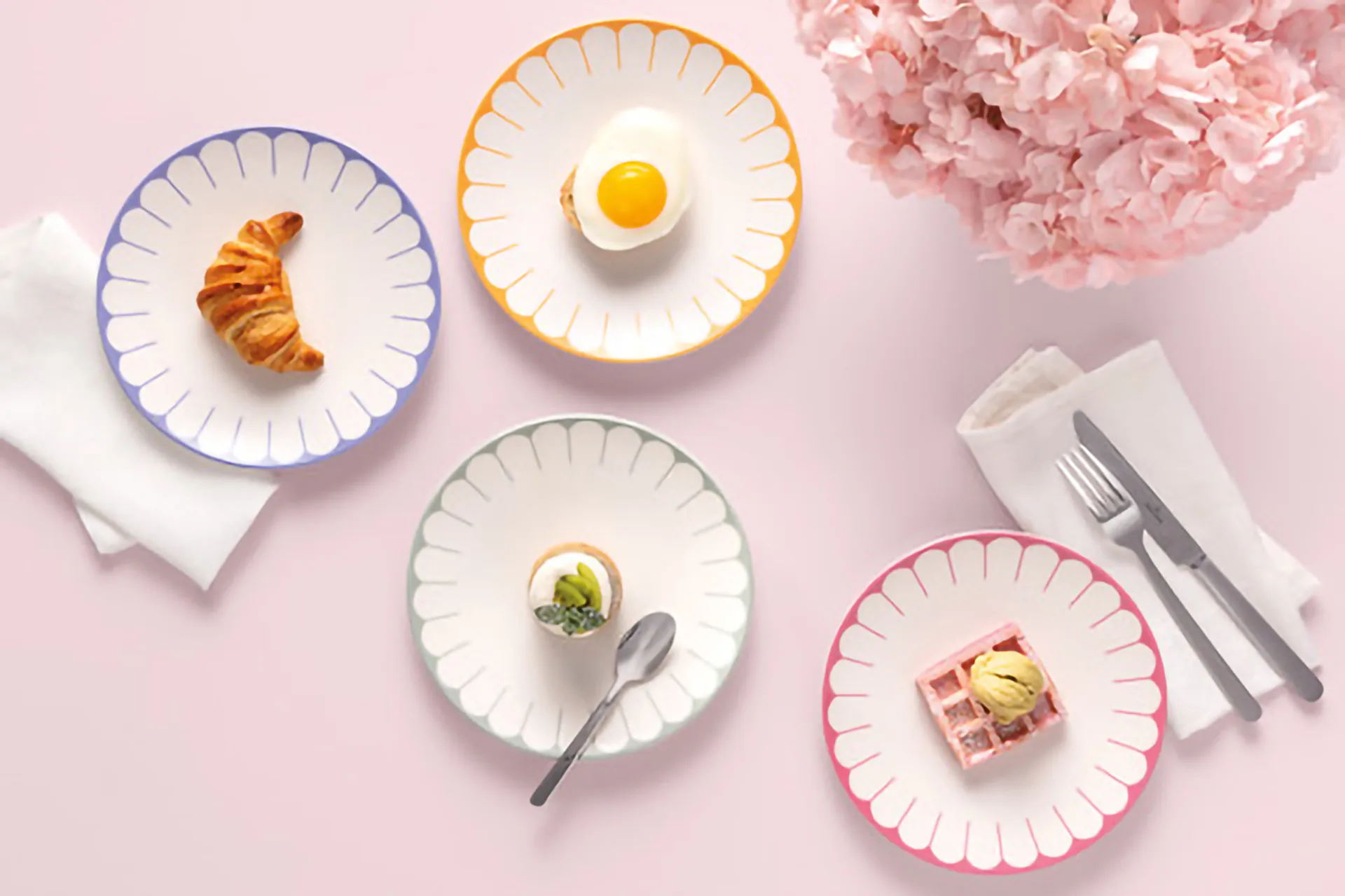 Fleur talerz Ø21 cm, White-green Villeroy & Boch