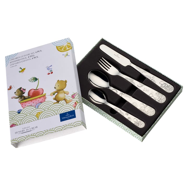 Hungry as a Bear sztućce dla dzieci 4 szt., Stal nierdzewna Villeroy & Boch