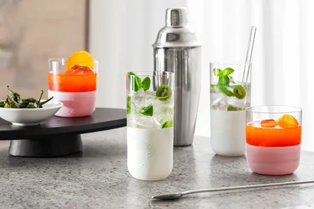 Kieliszek do wódki Manufacture Rock 40 ml, 4 szt., Przezroczysty Villeroy & Boch