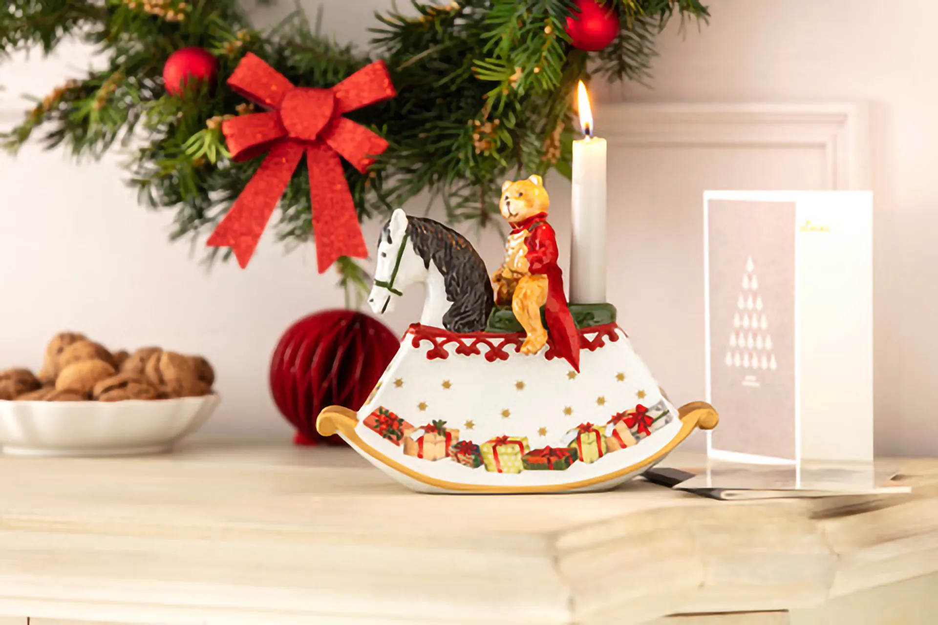 Koń na biegunach Christmas Toys, Biały Villeroy & Boch
