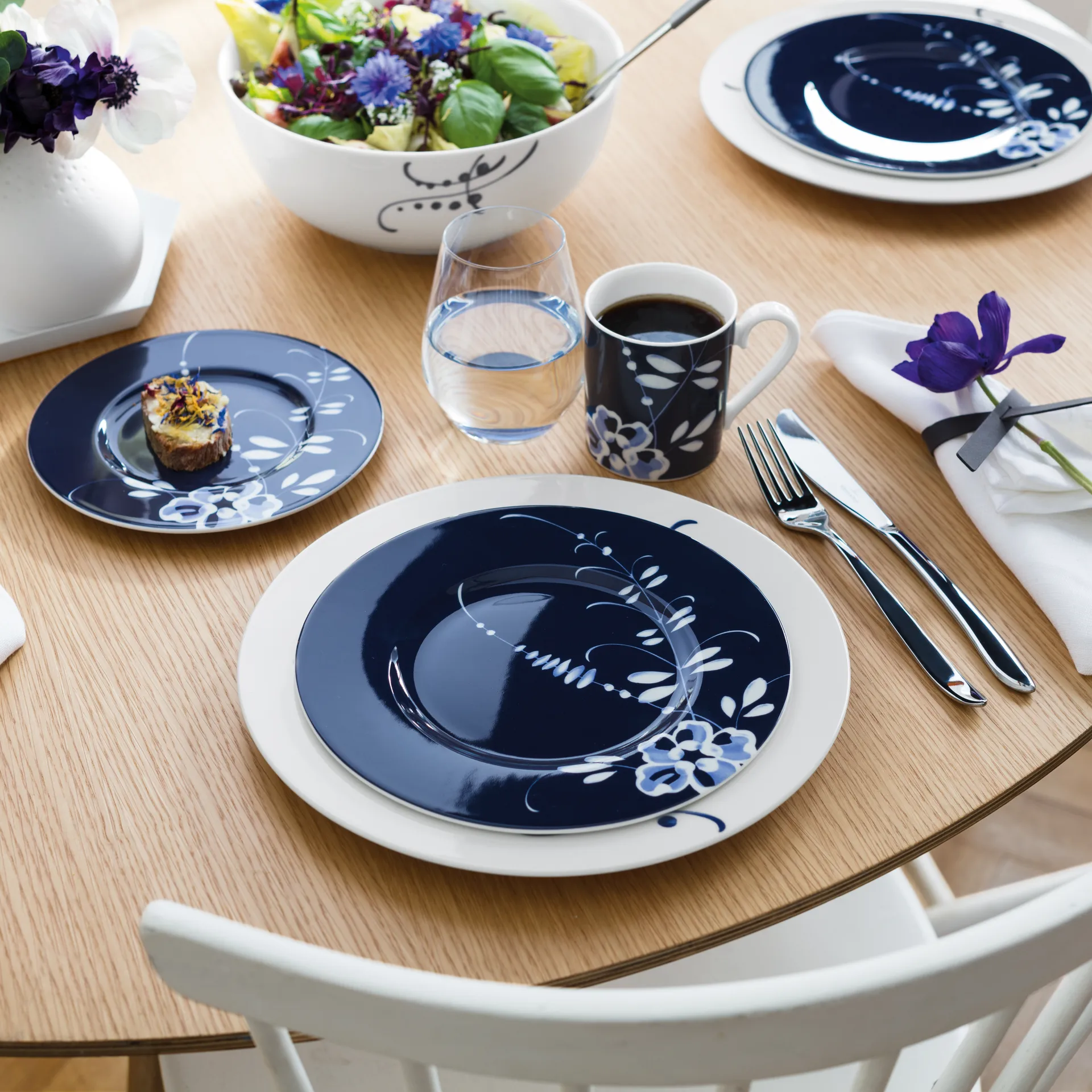 Kubek Old Luxembourg Brindle 25 cl, Niebieski Villeroy & Boch