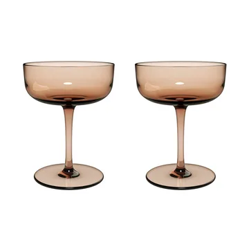 Like kieliszki do szampana coupe 100 ml, 2‑pak - Clay - Villeroy & Boch