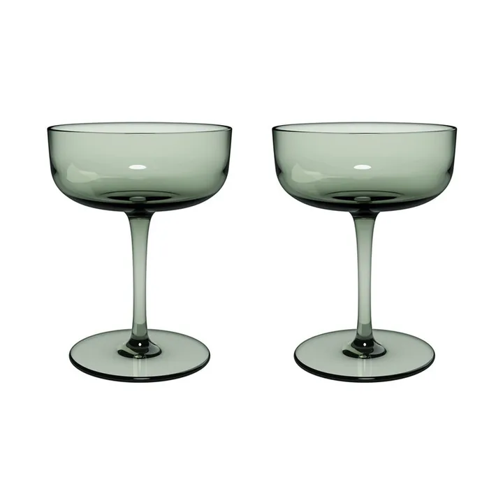 Like kieliszki do szampana coupe 100 ml, 2‑pak - Sage - Villeroy & Boch