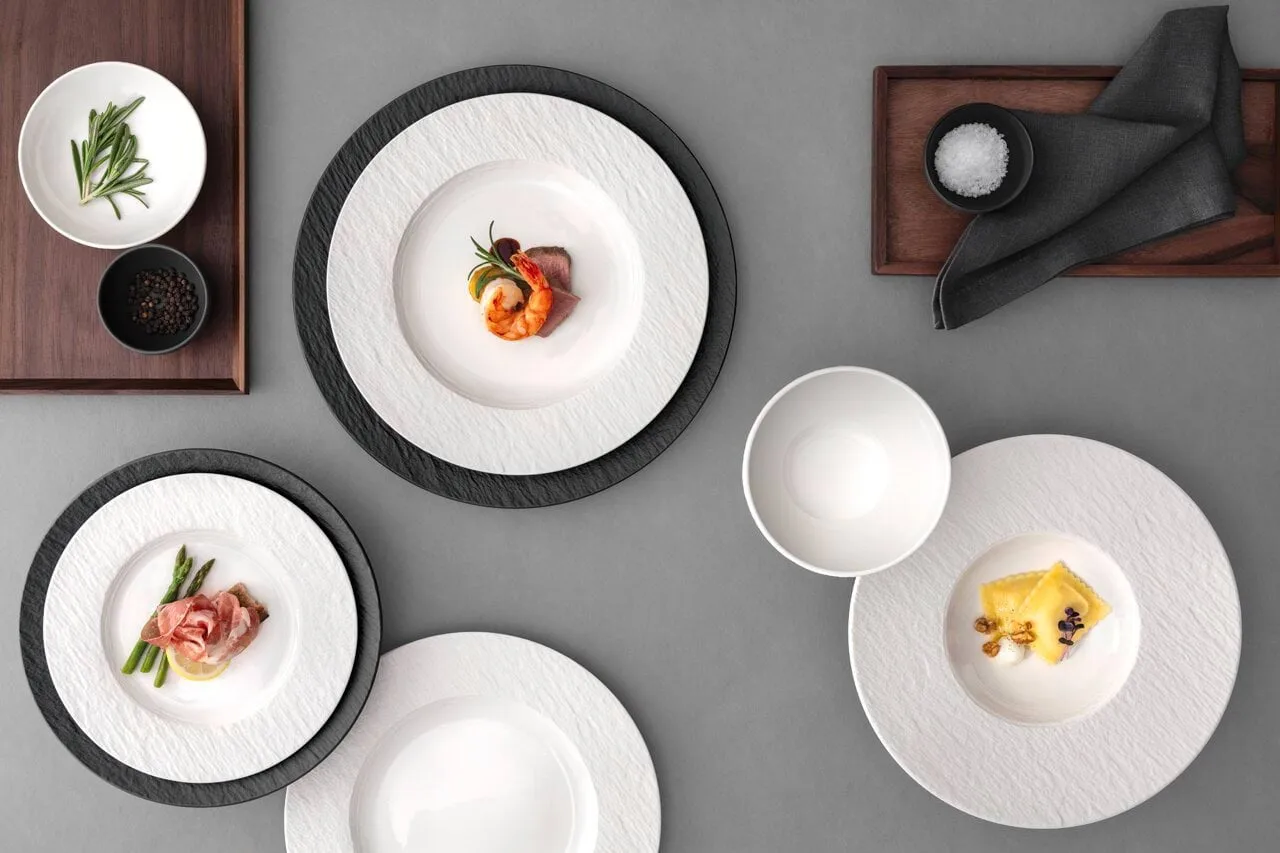 Manufacture Ice talerz, Biały, Ø21,7 cm Villeroy & Boch