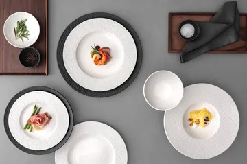 Manufacture Ice talerz - Biały, Ø21,7 cm - Villeroy & Boch