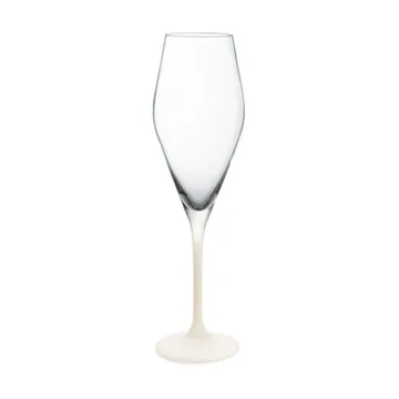 Manufacture Rock kieliszki do szampana 260 ml, zestaw 4 szt. - Przezroczysto-biały - Villeroy & Boch