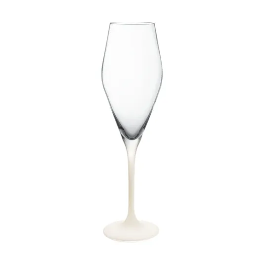 Manufacture Rock kieliszki do szampana 260 ml, zestaw 4 szt. - Przezroczysto-biały - Villeroy & Boch