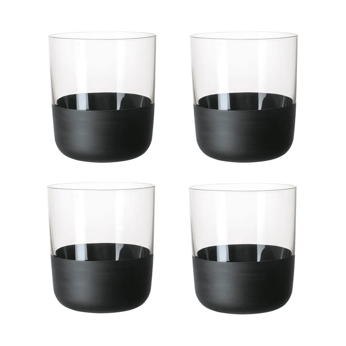 Manufacture Rock Old fashioned szklanka 250 ml, 4‑pak, Clear Villeroy & Boch