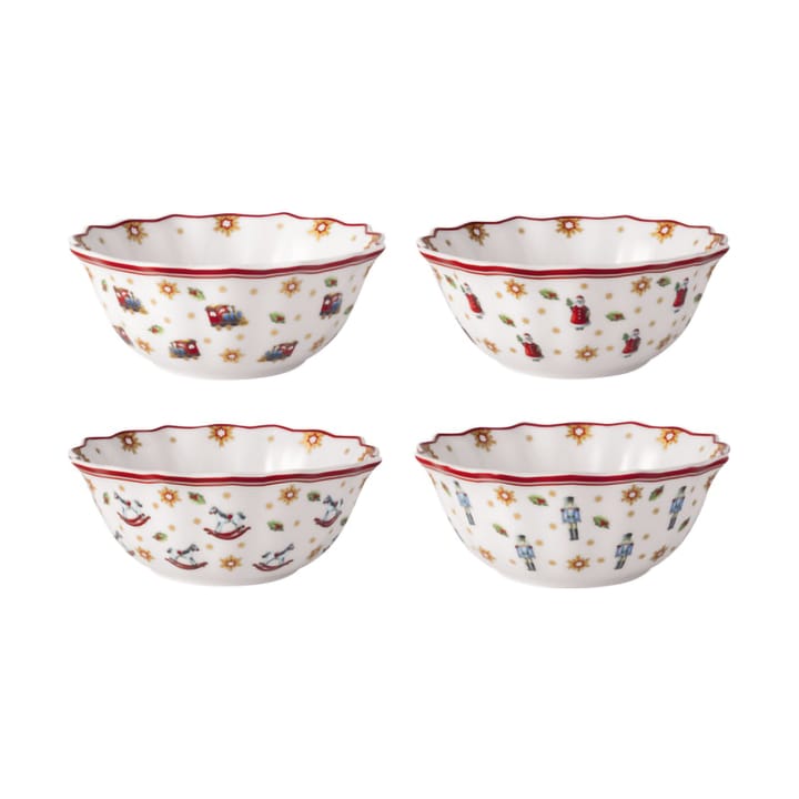 Miska Toy's Delight 4 części - Biały-czerwony - Villeroy & Boch