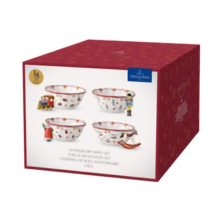Miska Toy's Delight 4 części, Biały-czerwony Villeroy & Boch