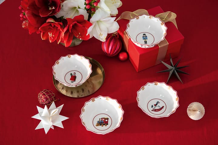 Miska Toy's Delight 4 części, Biały-czerwony Villeroy & Boch
