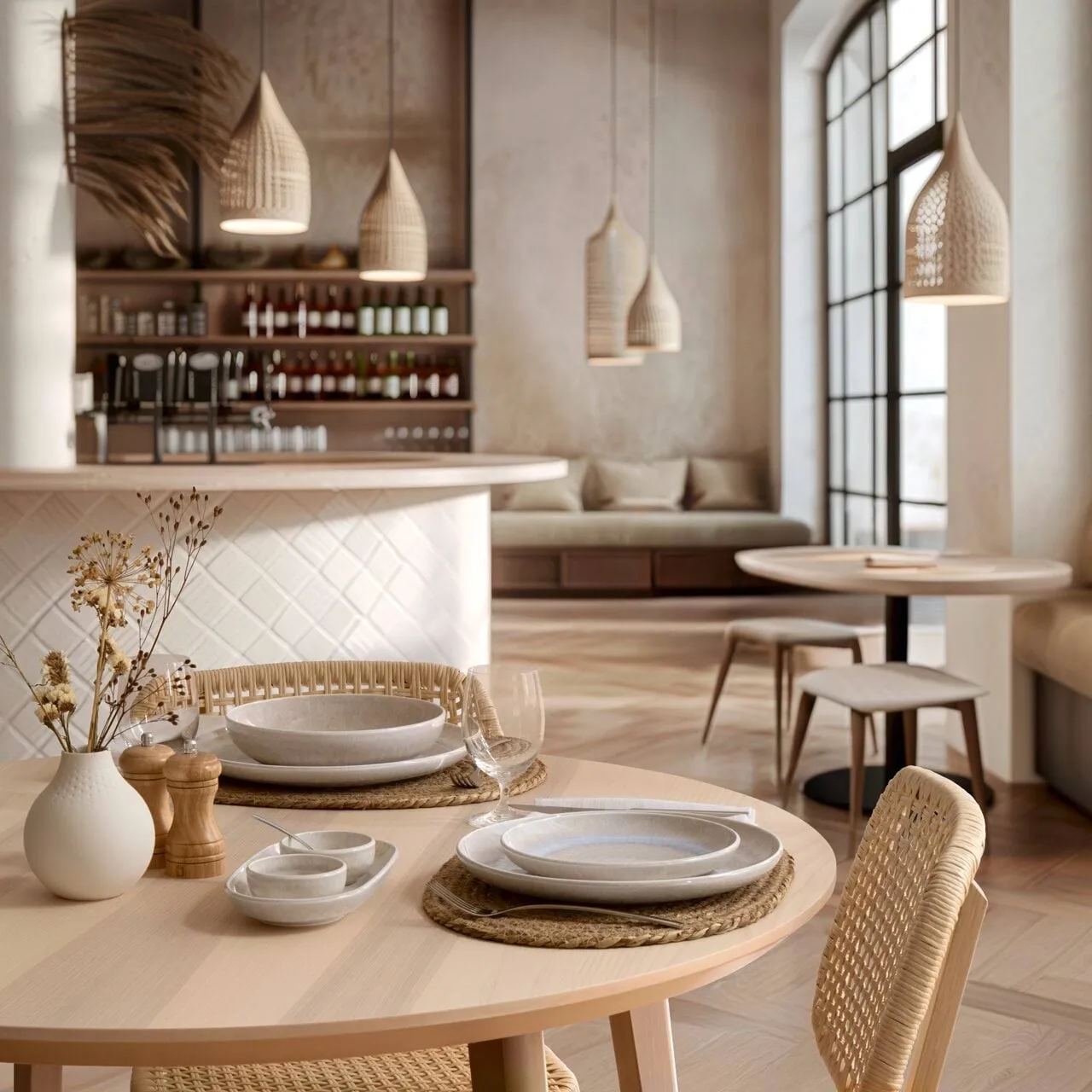 Perlemor Sand talerz, Beżowy, Ø29 cm Villeroy & Boch