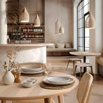 Perlemor Sand talerz - Beżowy, Ø29 cm - Villeroy & Boch