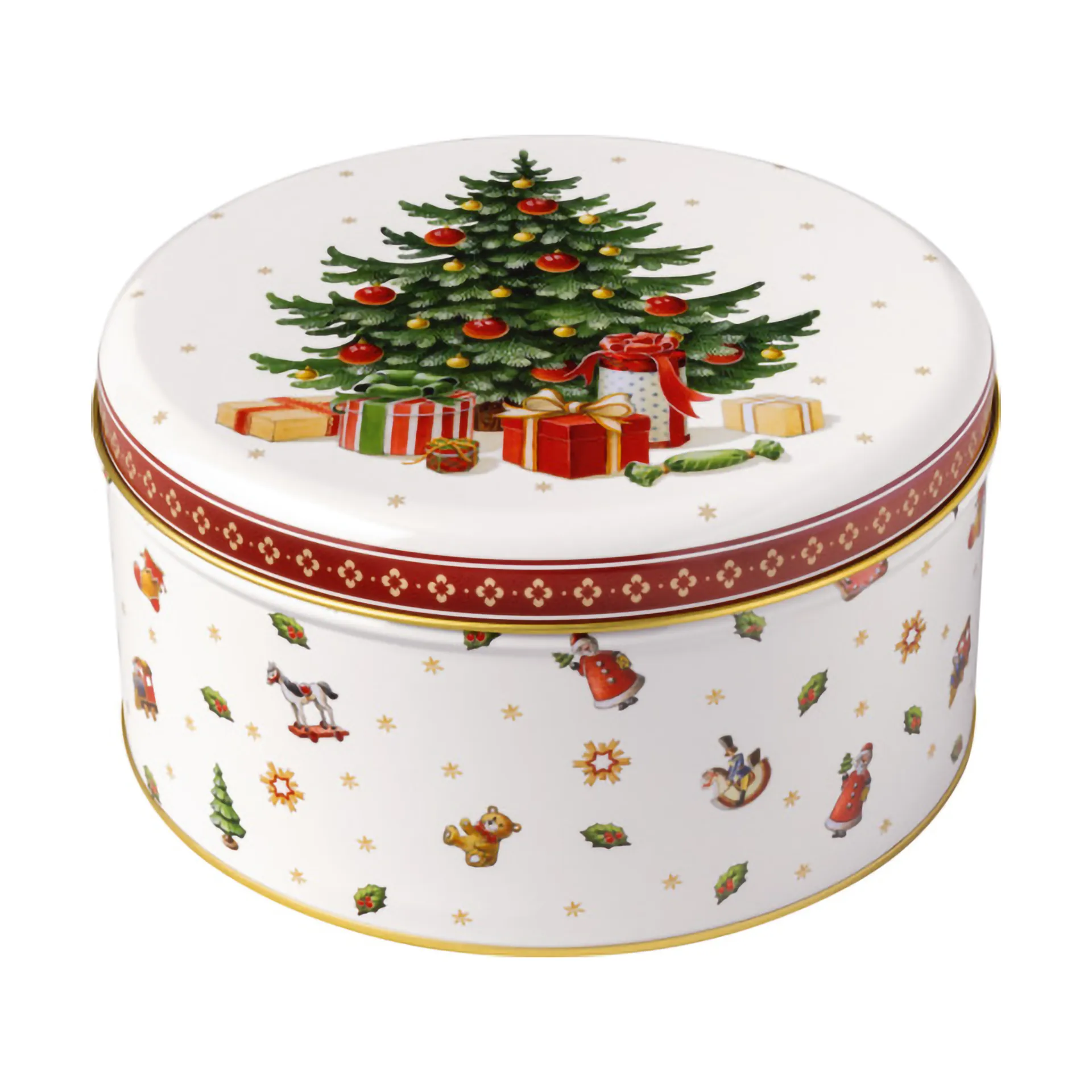 Pojemnik na ciastka Winter Collage Accessories 3-pak, Biały Villeroy & Boch