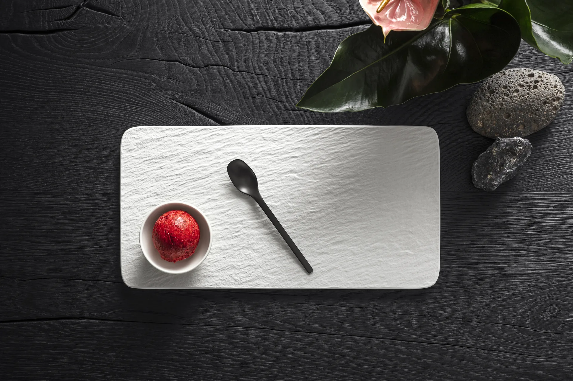 Półmisek do serwowania Manufacture Rock 18x35 cm, Biały Villeroy & Boch