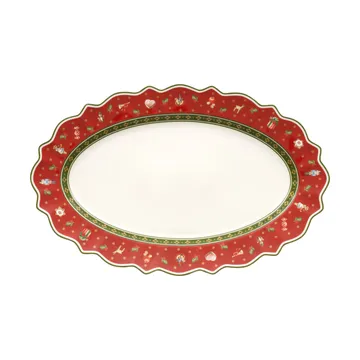 Półmisek do serwowania oval Toy's Delight 31x50 cm - Biało-czerwony - Villeroy & Boch