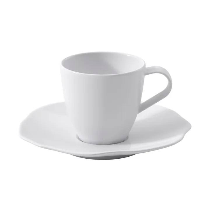 Pura filiżanka do espresso ze spodkiem - Biały, 2 sztuki - Villeroy & Boch