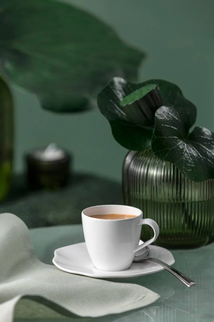 Pura filiżanka do espresso ze spodkiem, Biały, 2 sztuki Villeroy & Boch