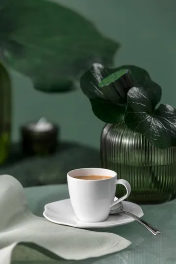Pura filiżanka do espresso ze spodkiem - Biały, 2 sztuki - Villeroy & Boch