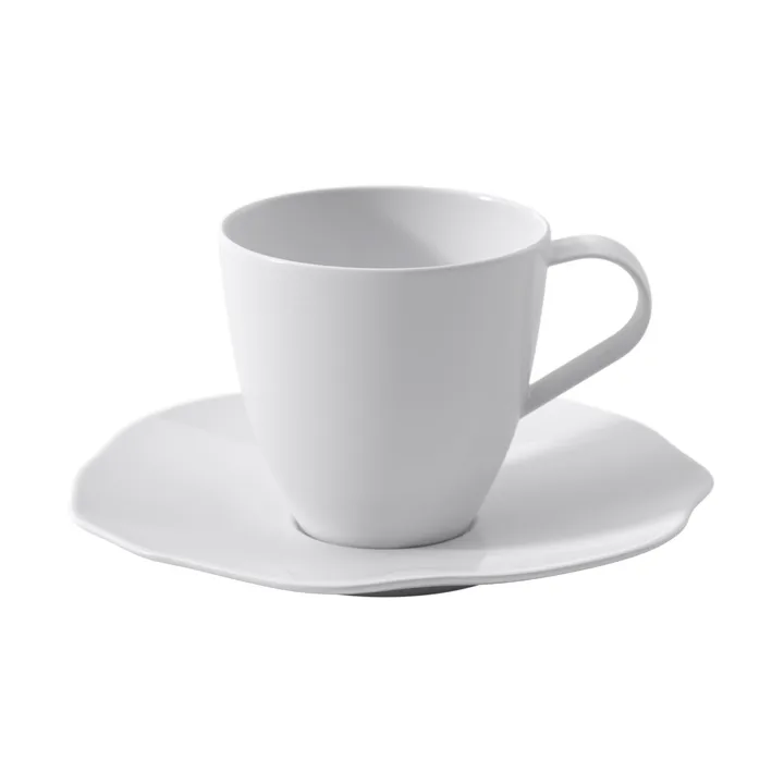 Pura filiżanka ze spodkiem - Biały, 2 sztuki - Villeroy & Boch