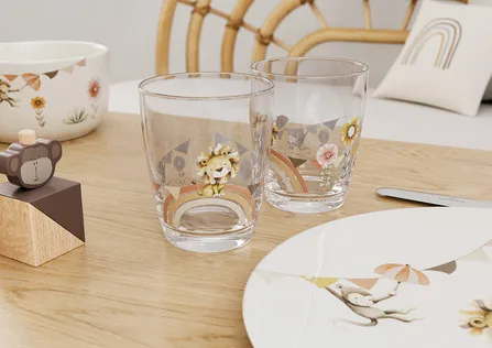 Roar like a Lion szklanki dla dzieci 150 ml, 2‑pak, Multi Villeroy & Boch