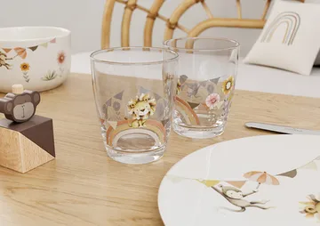 Roar like a Lion szklanki dla dzieci 150 ml, 2‑pak - Multi - Villeroy & Boch