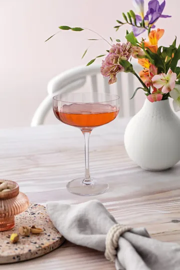 Rose Garden kieliszek do szampana 120 ml, 4‑pak - Clear - Villeroy & Boch