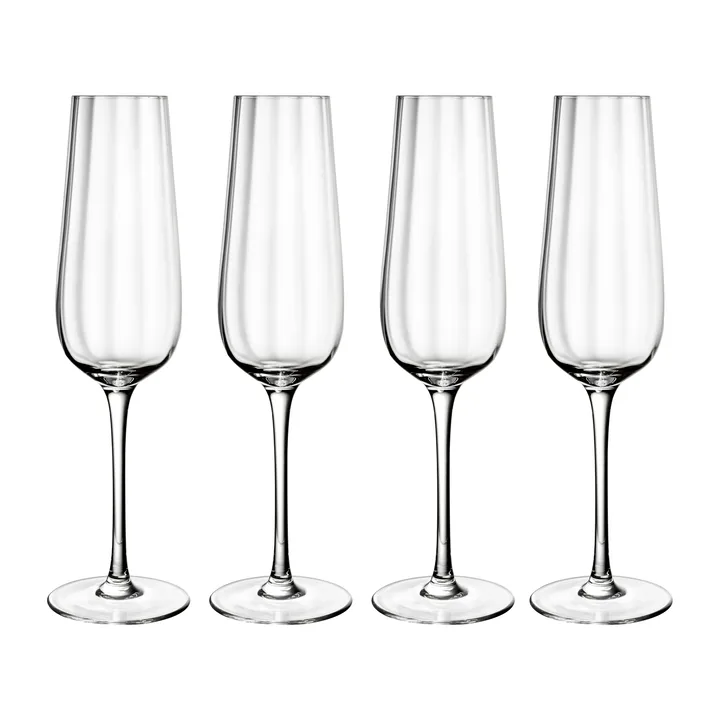 Rose Garden kieliszki do szampana 4‑pak 290 ml - Przezroczysty - Villeroy & Boch