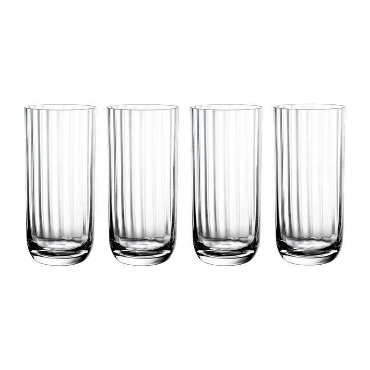 Rose Garden szklanki longdrink 4‑pak 450 ml - Przezroczysty - Villeroy & Boch