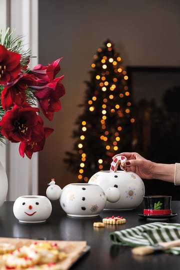 Słoik bałwan Christmas Toy's Memory 4 części - Biały - Villeroy & Boch