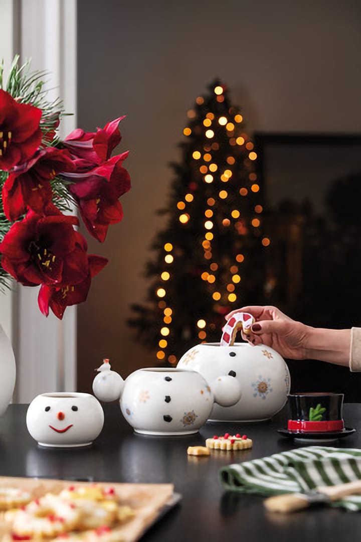 Słoik bałwan Christmas Toy's Memory 4 części, Biały Villeroy & Boch