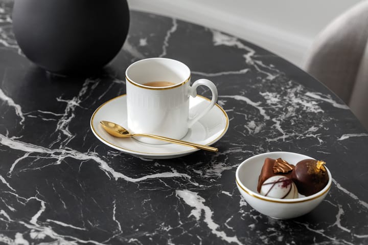 Spodek do filiżanki do espresso Château Septfontaines Ø12,5 cm, Biały-złoty Villeroy & Boch