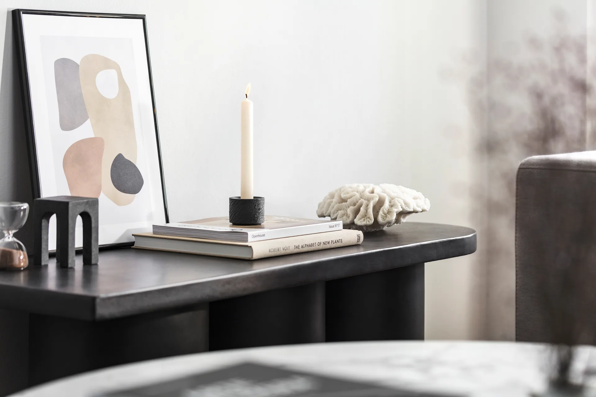 Świecznik Manufacture Rock Home 4,8 cm, Czarny Villeroy & Boch