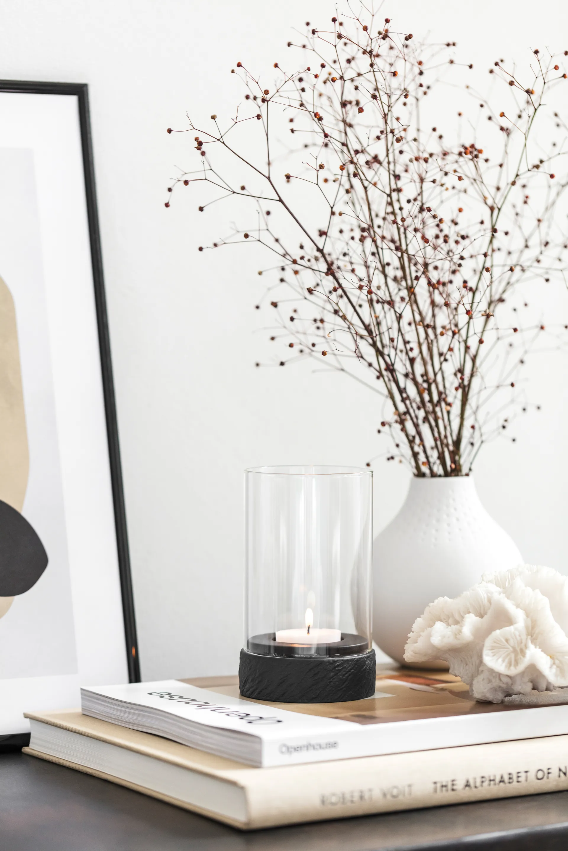 Świecznik Manufacture Rock Home Hurricane S, Czarny Villeroy & Boch