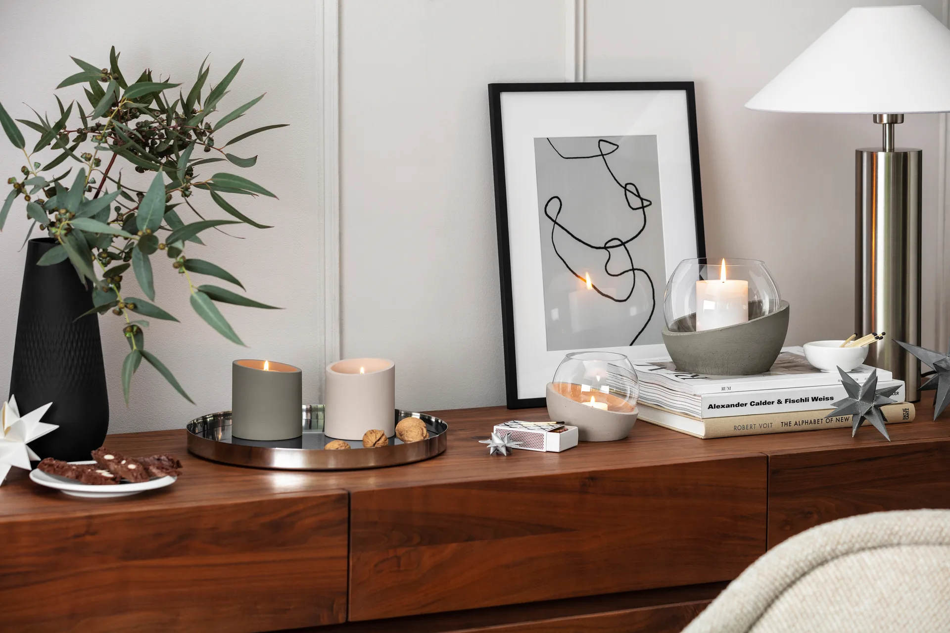 Świecznik NewMoon Home 14,5x17 cm, Taupe Villeroy & Boch