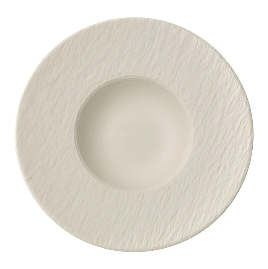 Talerz głęboki Manufacture Rock Ø28 cm, Blanc Villeroy & Boch
