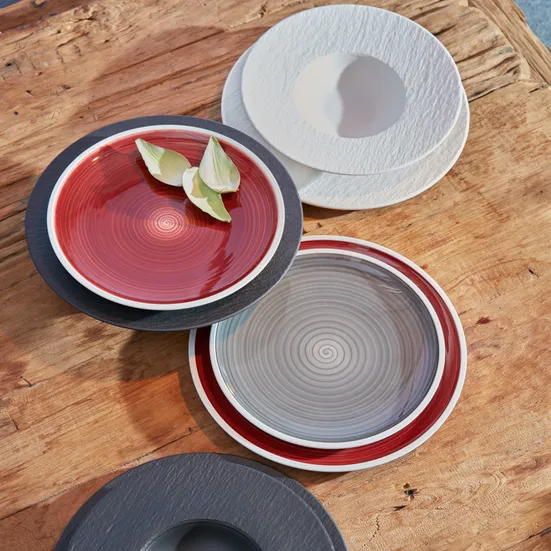 Talerz głęboki Manufacture Rock Ø28 cm, Blanc Villeroy & Boch