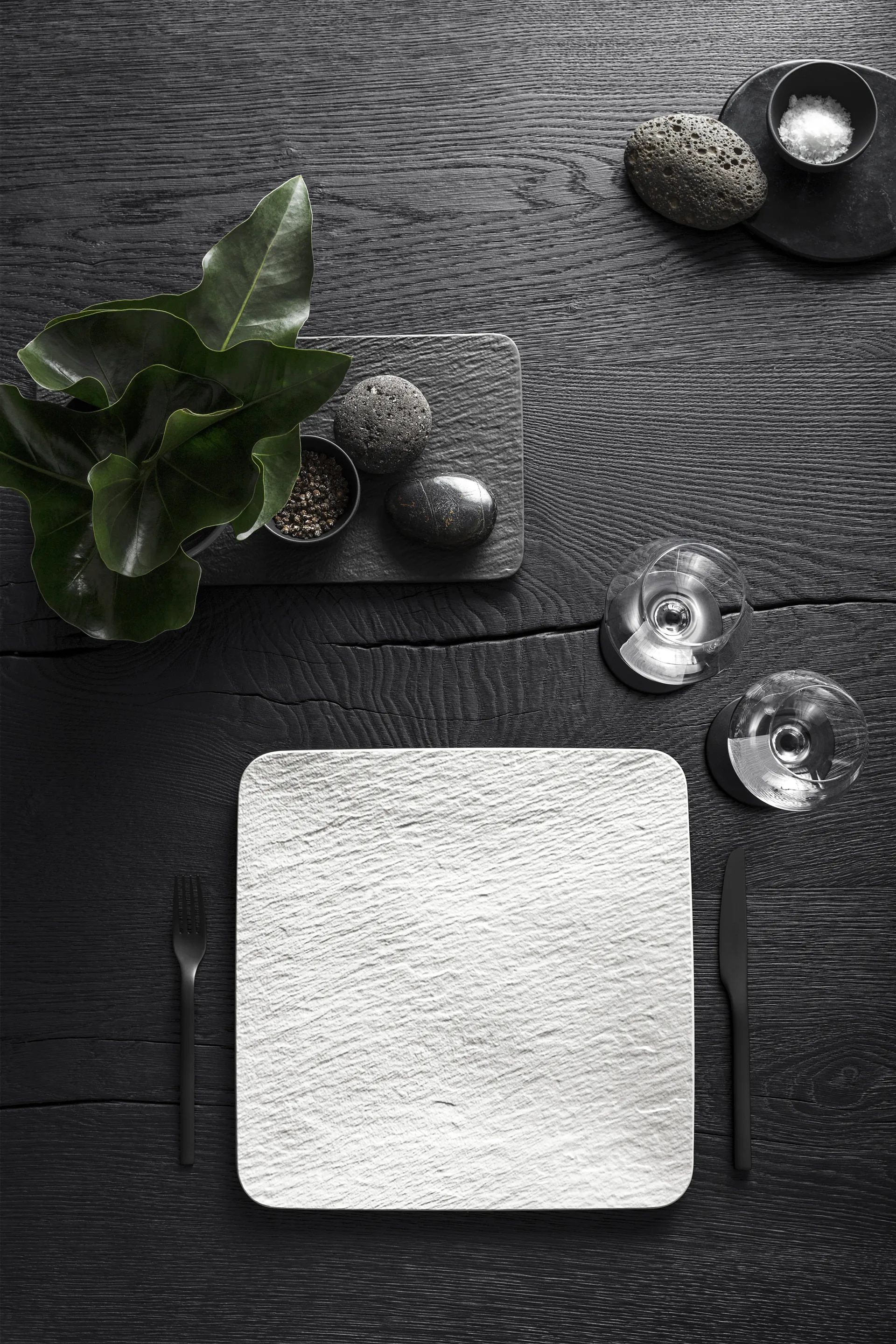 Talerz Manufacture Rock 32x32 cm, Biały Villeroy & Boch