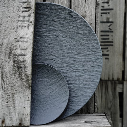 Talerz Manufacture Rock Gourmet Ø32 cm, czarny Villeroy & Boch
