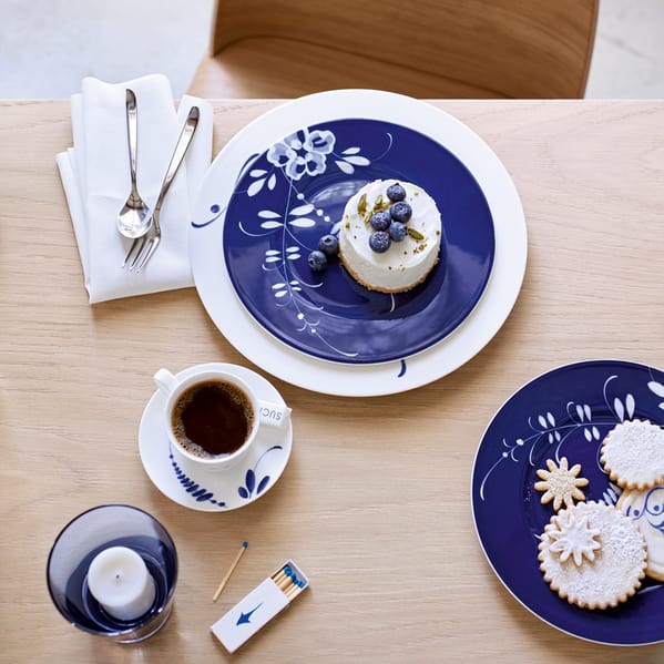 Talerz sałatkowy Old Luxembourg Brindle, niebieski Villeroy & Boch