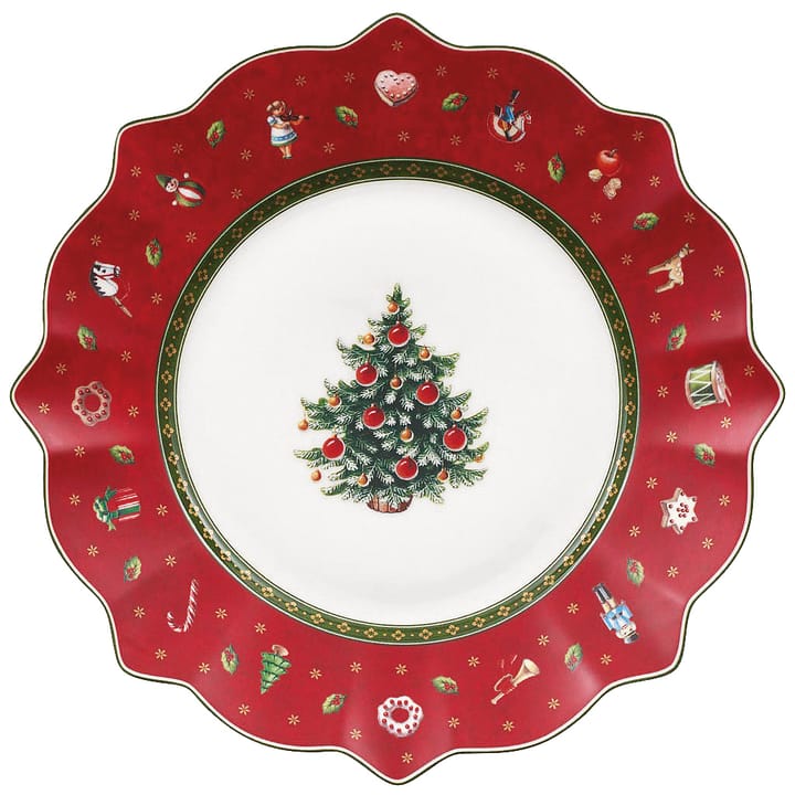 Talerz Toy's Delight Ø24,4 cm - Biały-czerwony - Villeroy & Boch