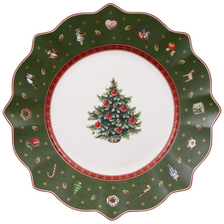 Talerz Toy's Delight Ø24,4 cm - Biały-zielony - Villeroy & Boch