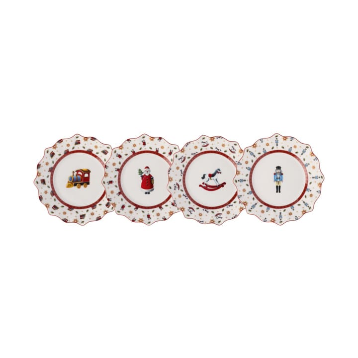 Talerz Toy's Delight  4 części - Biały-czerwony - Villeroy & Boch