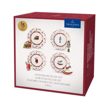 Talerz Toy's Delight  4 części - Biały-czerwony - Villeroy & Boch