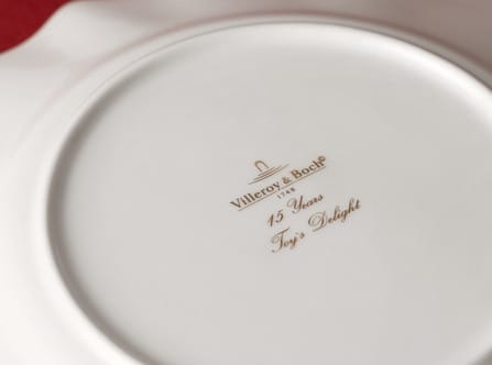 Talerz Toy's Delight  4 części, Biały-czerwony Villeroy & Boch