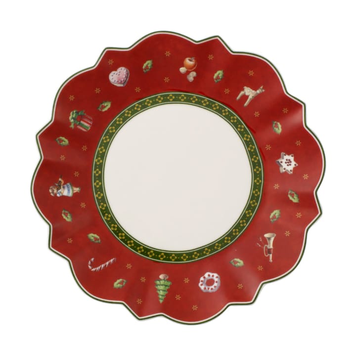 Talerz Toy´s Delight Bread & Butter Ø18 cm - Biało-czerwony - Villeroy & Boch