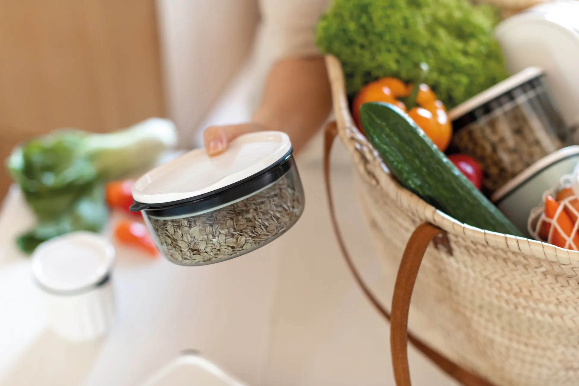 To Go & To Stay szklany pojemnik na jedzenie M Ø13 cm, Czysto-biały Villeroy & Boch